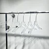 【5 Pcs】Transparent Acrylic Hangers for High-end Clothing Stores 3