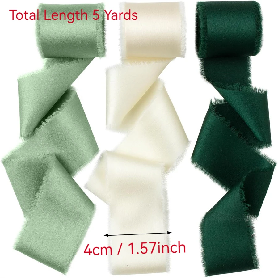 Frayed Edge Satin Ribbon 2