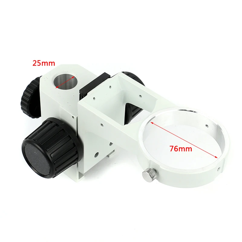 76mm Adjustable Focusing Stereo Microscope Head Holder Trinocular Binocular Table Microscopio Stand Focus Supporter