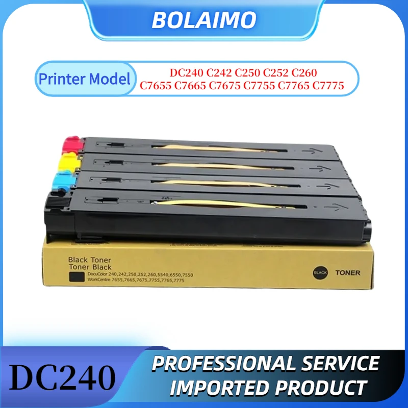 

DC240 Toner Cartridge For Xerox DocuColor C240 C242 C250 C252 C260 WorkCentre 7655 7665 7675 7755 7765 7775 Japan Copier Toner