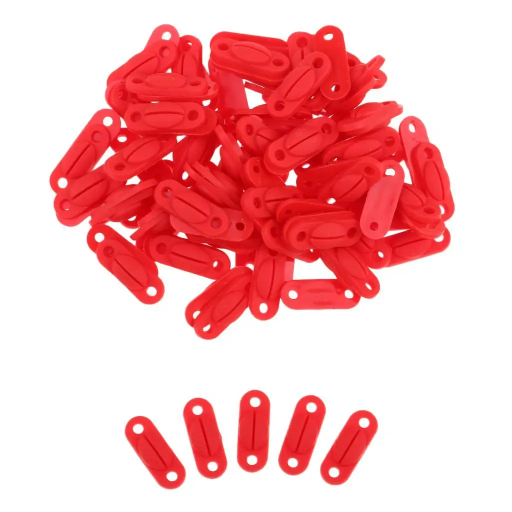100pcs Badminton Rackets Maintaining Grommets String Tubing 1.1x0.4