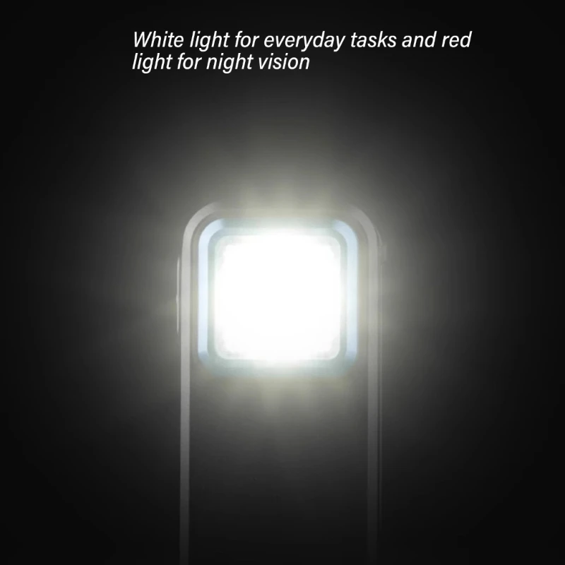 LED Small Flashlight 300 Lumen Rechargeable Flashlights Portable Pocket Light Clip-on Light for Camping Running
