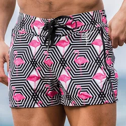 2022 summer new Hawaii beach fashion swimming trunks gradient men's shorts casual party surfing surfing men shorts