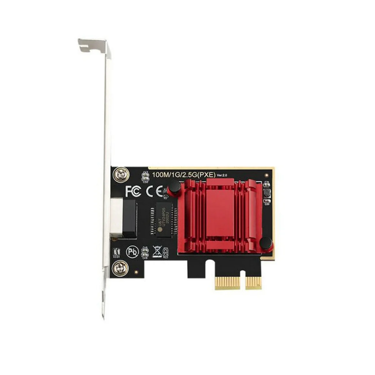 Scheda Di Rete Da 2.5G Pci-E A Rj45 Ricevitore Wifi Scheda Di Rete Diskless Gigabit Ethernet 2500Mbps 2.5Gbps Per Pc