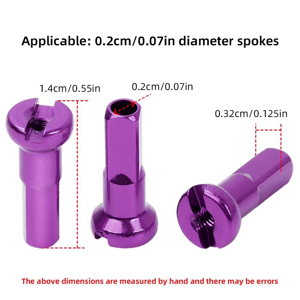 20pcs MTB Bike Bicycle Spoke Caps High Strength Aluminum Alloy Spokes Cap Cycling Nipples Colourful Accessories bike accessories bicycle spokes bike spokes nipples