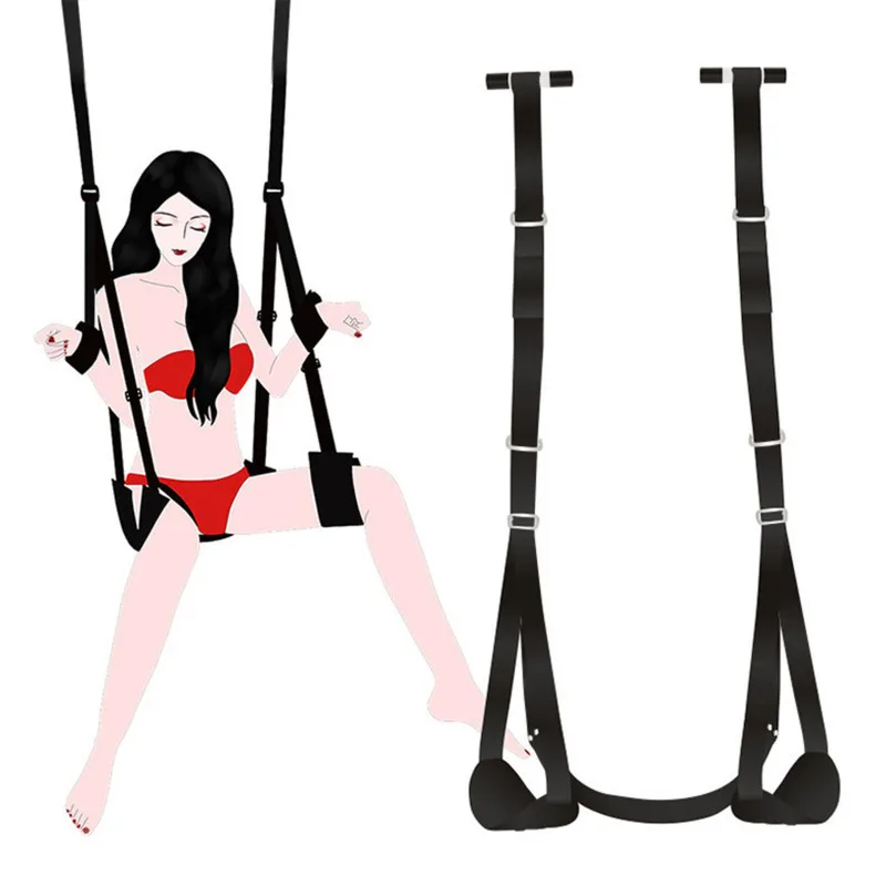 Adult Game For Couple Sex Door Swing SM Sex Position Leg Splitter Bondage Spreader Open Leg Swing SM Adult Products