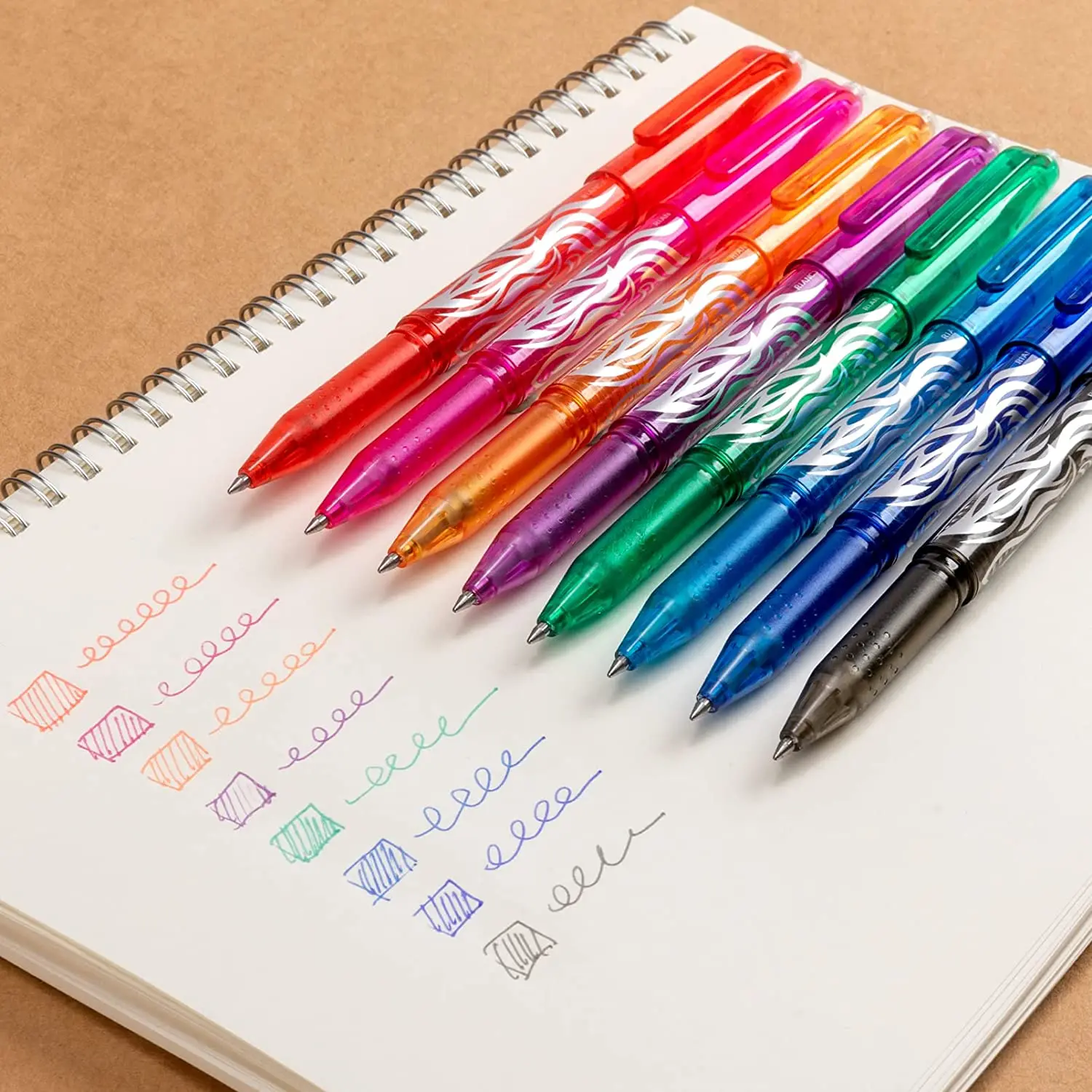 Erasable Pens Erasable multicolored Gel Ink Rolling Ball Extra Fine point Smooth Writing Pens 0.5mm pens For office school
