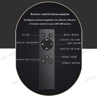 Интеллектуальный внутренний электрический камин с водяными парами, умный паровой светодиодный пламя, подставка для телевизора, украшение камина, 3D камин с водяной паровой водой — изображение 4