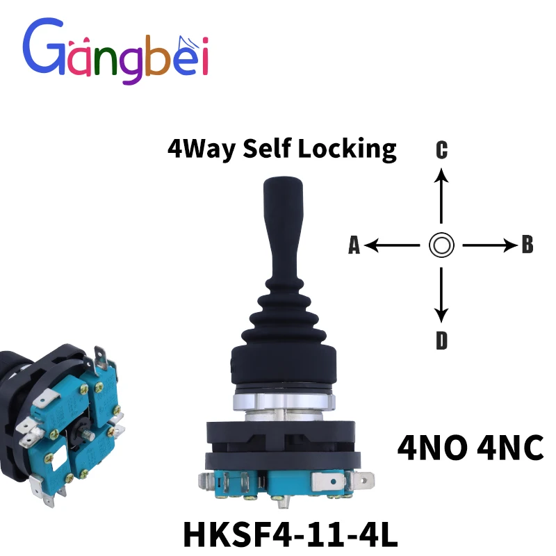 momentaneo interruptores joystick kf4 11 4l master monolever 2way 4 way 30mm 02
