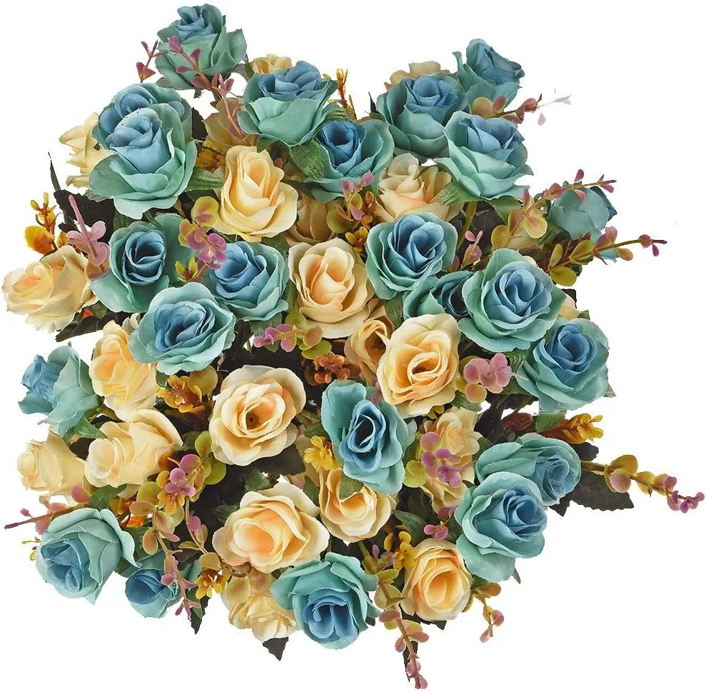 Elegant 34cm Artificial Rose Bouquet