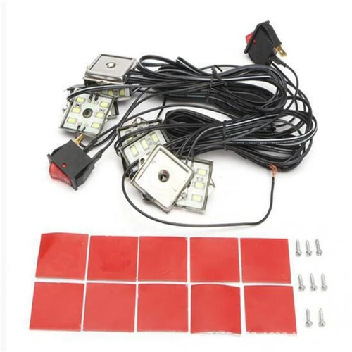 자동차 LED 조명, 6000K 트럭 침대 조명, 5730 48 SMD LED 조명, 방수 RV 보트 화물 픽업용, 도요타, 툰드라, 쉐보레, 8 개 4