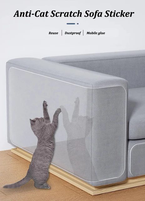 Kratzschutz Für Sofa - 10 Transparente Folien Gegen Katzenkrallen