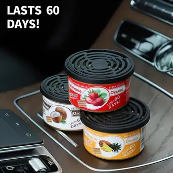 Car Air Fresheners Perfume Canned Wood Blocks Coffee Flavor Long-Lasting Auto Aromatherapy Car Deodorant Supplies Accessories 1