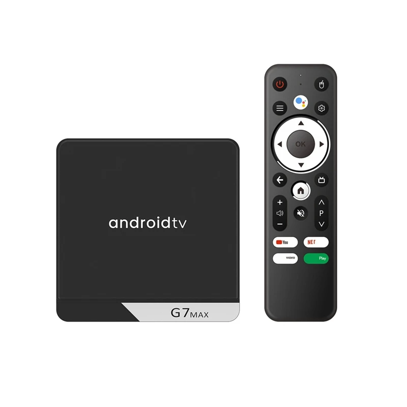 

Hot G7 Max Smart TV Box Android 11 S905X4 4GB+64GB 1000M AV1 4K HD 2.4Ghz/5Ghz Dual Wifi USB3.0 Set Top Box Media Player