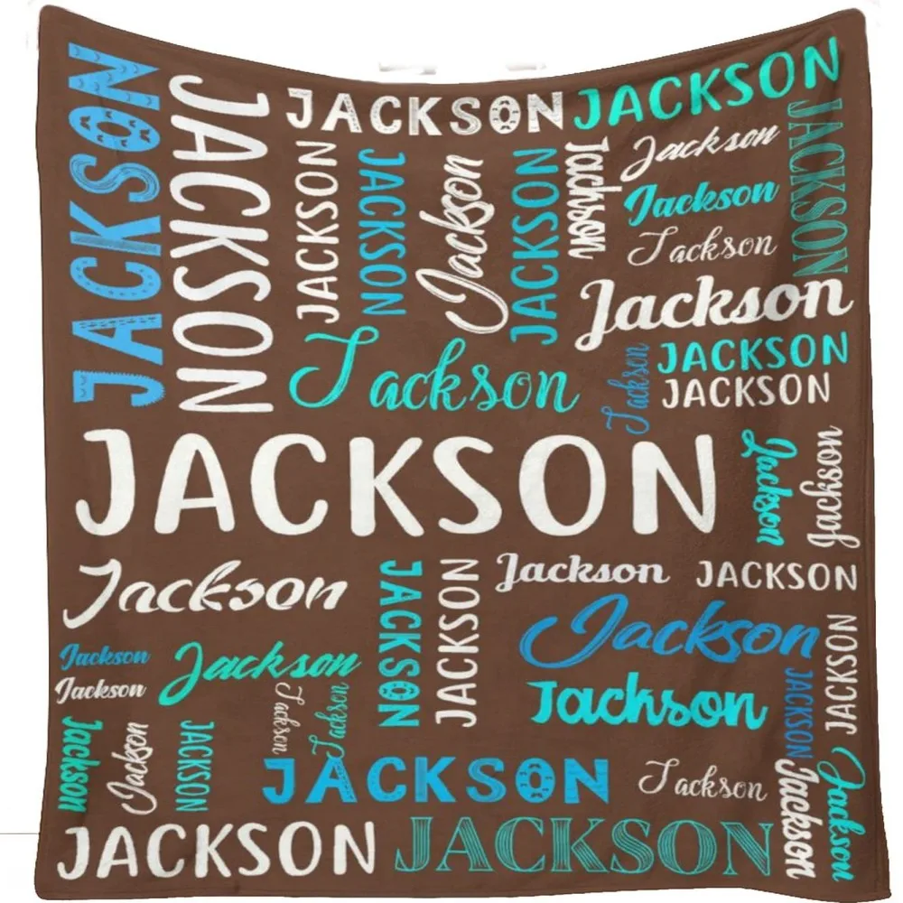 Personalized Fleece Throw Blankets 3