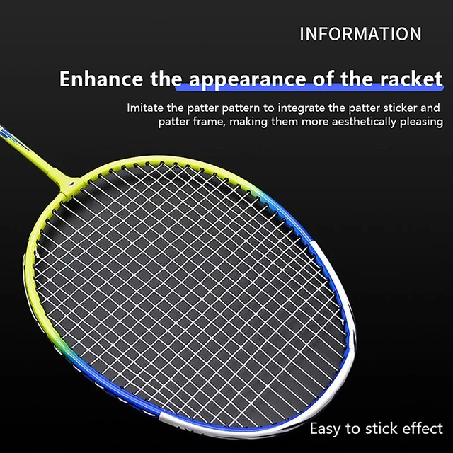 DIY Badminton Racket Head Protector Multi Color Anti-friction Simple Removable Portable Racket Frame String Tape Protector 4