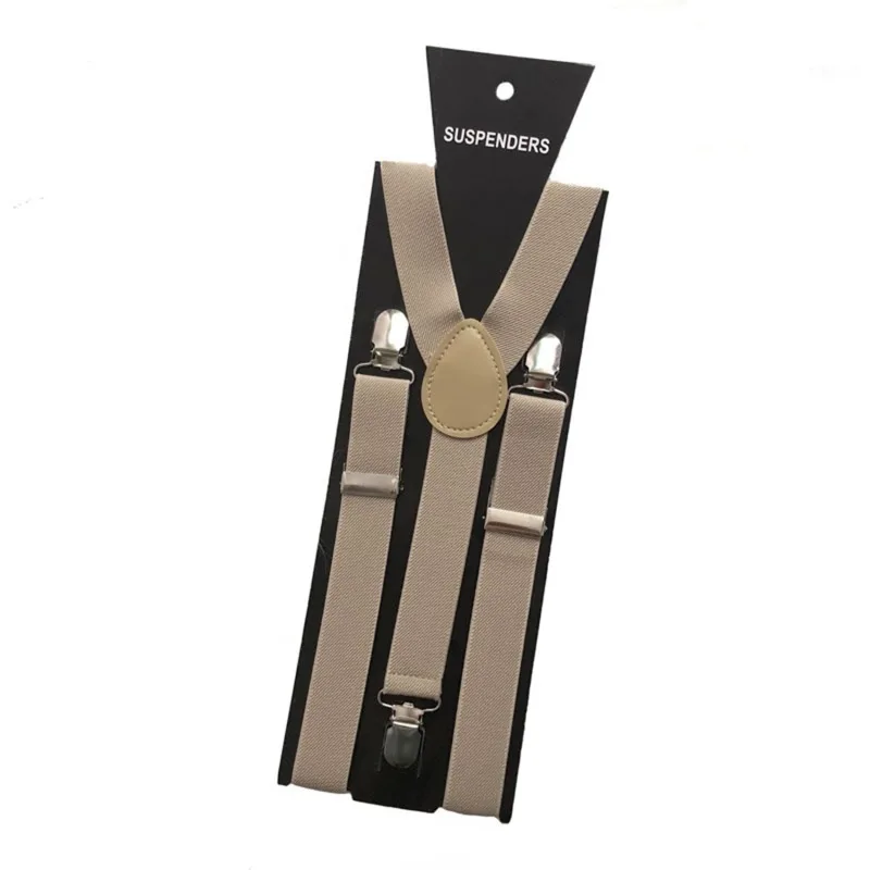Elegant Elastic Leather Suspenders - Adjustable Straps