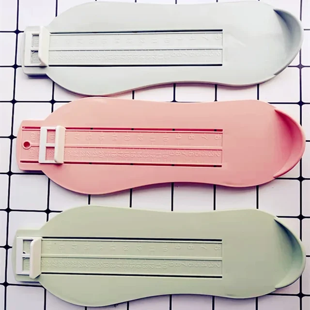 Misuratore Di Piede Per Bambini - 2 Pezzi, In ABS, Blu E Nero, Per Misurare La Taglia Delle Scarpe - Foto 6