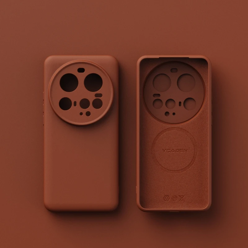 Magnetic MagSafe Solid Color Phone Case with Camera Protection