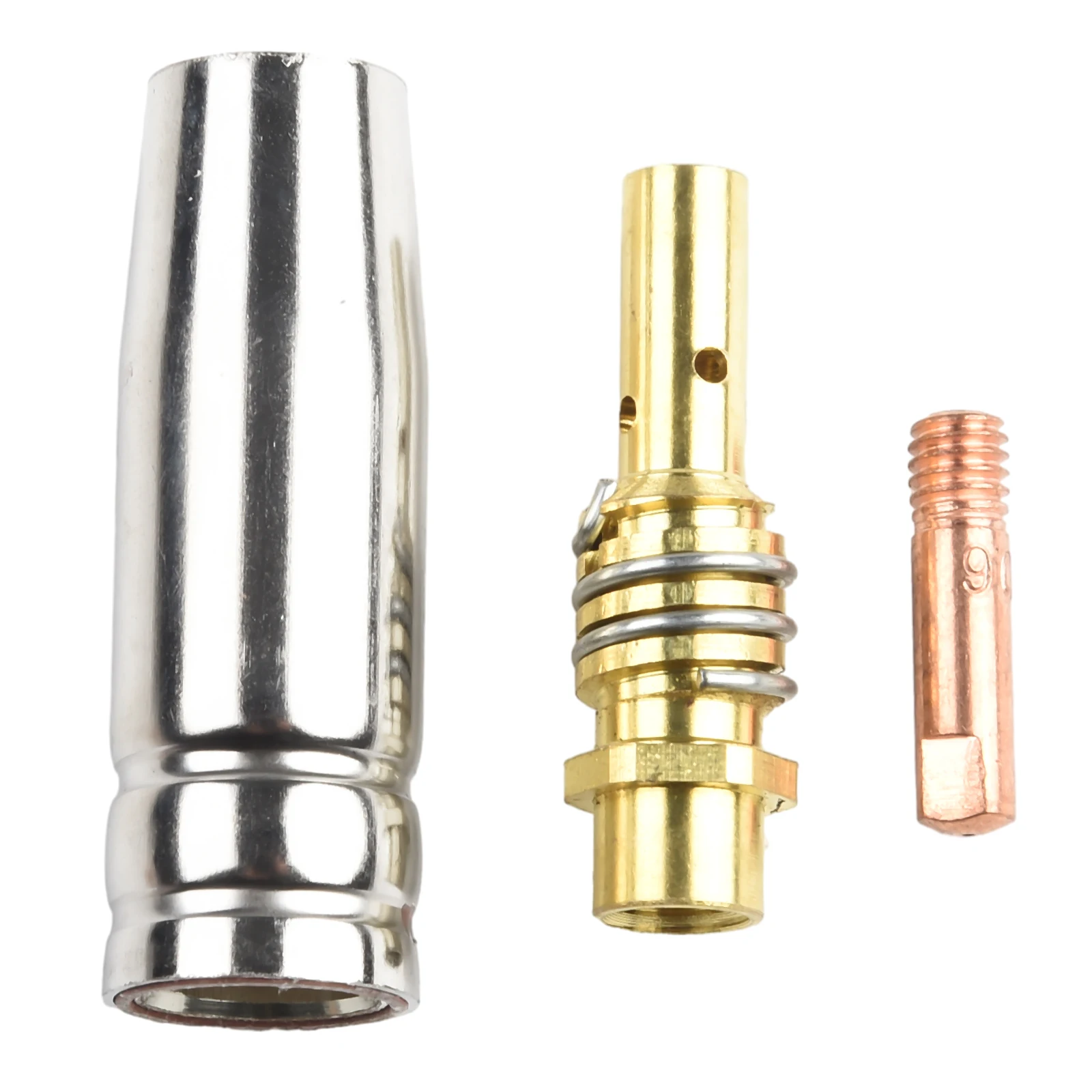 

3pcs/set 0.6/0.8/0.9/1.0/1.2mm Welder Nozzle Part Kit Binzel 15AK Torch Welding Accessories Nozzles Contact Tips For MIG Welder