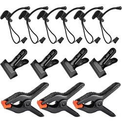 Heavy Duty Spring Clamps And Background Clips for Muslin Backdrop Photo Studio Photography Backdrop Support