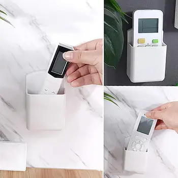 Remote Organizer Box Adhesive Remote Holder Wall Mount Home Organization Remote Control Box For Living Room Bedroom Gym Room 3