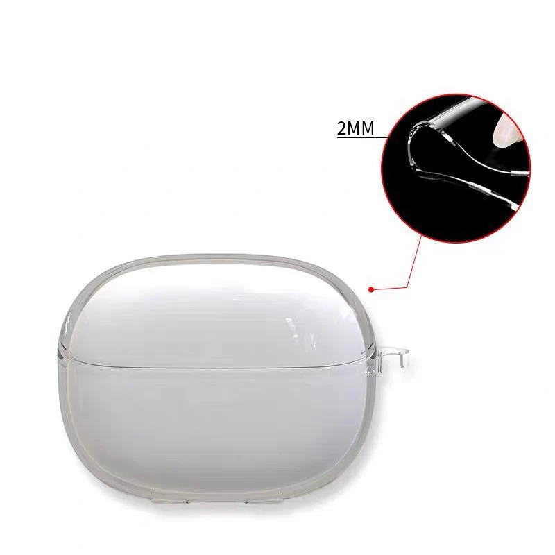 Crystal Clear Earphone Protector Case - Wireless Headphone Cover