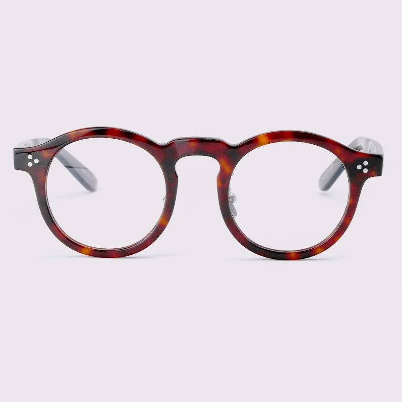 빈티지 매력과 현대적 편의성을 겸비한 Japanese Handmade Retro Round Glasses Frame