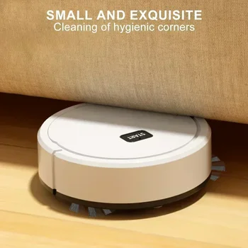 2024 New Model Sweeping Robot Automatic Home Mini Cleaning Machine USB Charging Smart Sweep Mop 2-In-1 Vacuum Cleaner 1