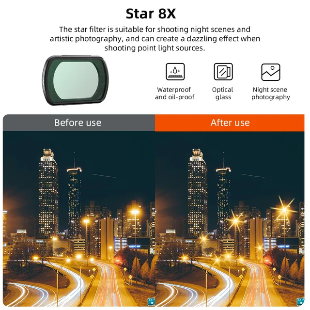 Dji Osmo Pocket Aftermarket Accessories Filters Kit For DJI Osmo