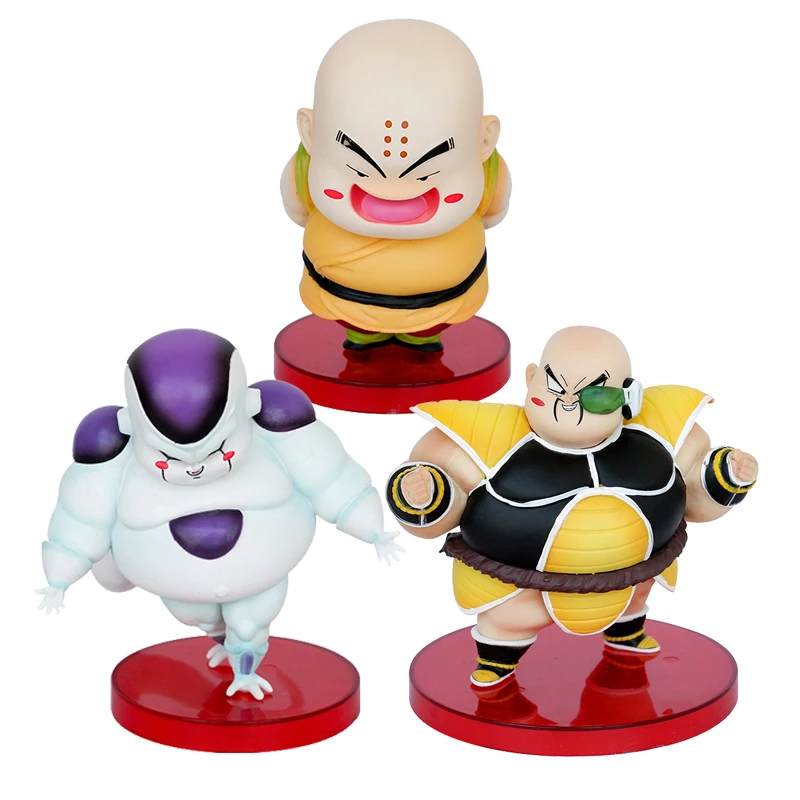 

Cartoon Dragon Ball Z Figures Frieza Krillin Nappa Figure Pvc Gk Statue Figurine Model Doll Collection Desk Christmas Toys Gift