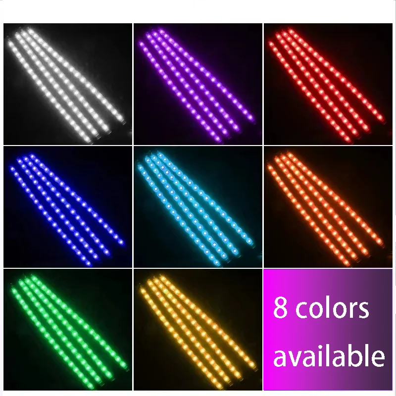 자동차 인테리어 앰비언트 풋 스트립 라이트, 원격 음악 제어, 자동 RGB 장식 램프, Acura mdx 2007 tsx 2008 rsx tlx LED, 5V
