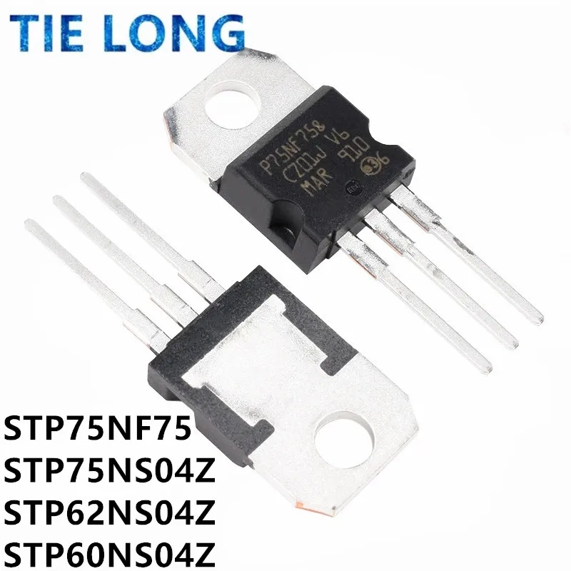 10 piezas STP75NF75 P75NF75 STP75NS04Z TO-220 P75NS04Z P75NS04 ...