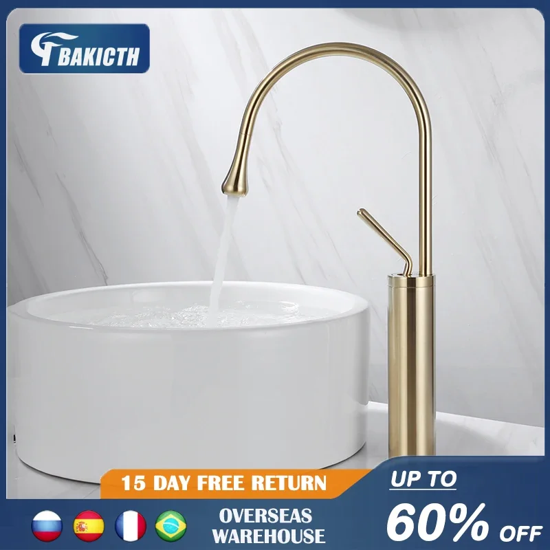 Basin Faucet Single Lever 360 Rotation Spout Moder Brass Mixer Tap For Kitchen Or Bathroom Basin Water Sink Mixer