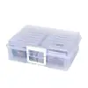 Capacity Photo Box Transparent Acrylic Photo Storage Box Set with Capacity Smooth Edges Dustproof Organizer Container for Photos 1