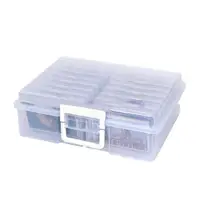 Capacity Photo Box Transparent Acrylic Photo Storage Box Set with Capacity Smooth Edges Dustproof Organizer Container for Photos 1