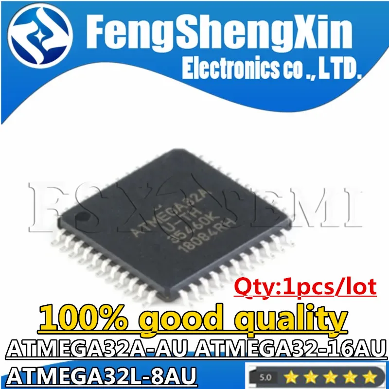 

1pcs ATMEGA32A-AU ATMEGA32-16AU ATMEGA32L-8AU QFP-44 Single-chip chip IC