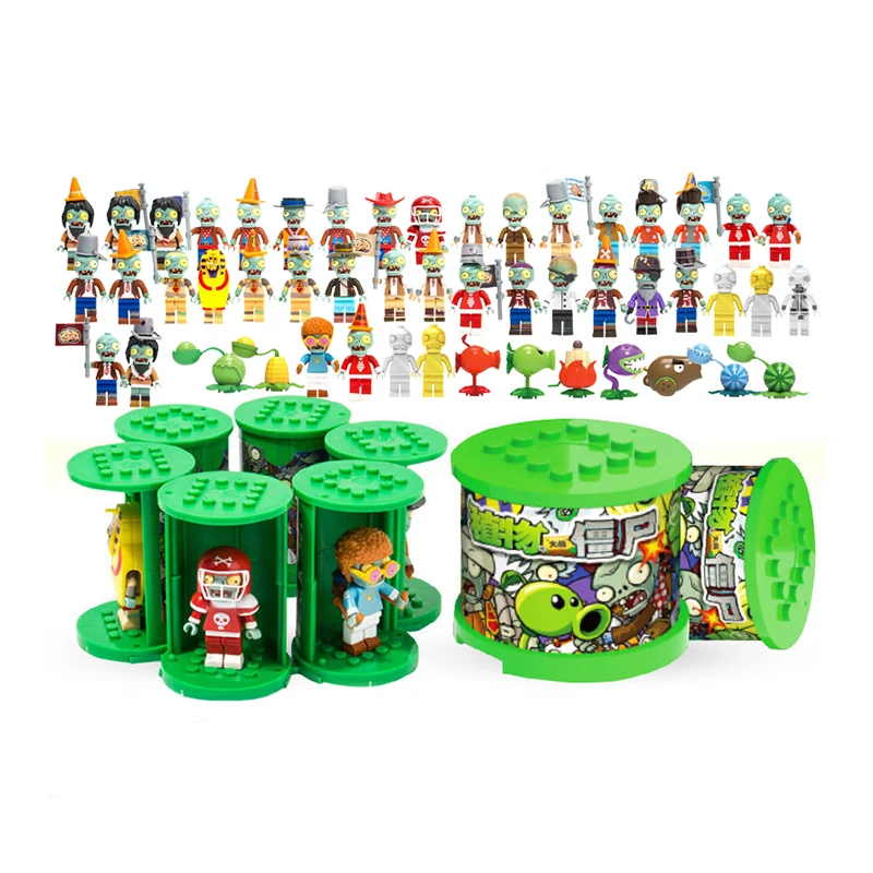 Plants Vs. Zombies Building Block Game 50 Styles building blocks toys