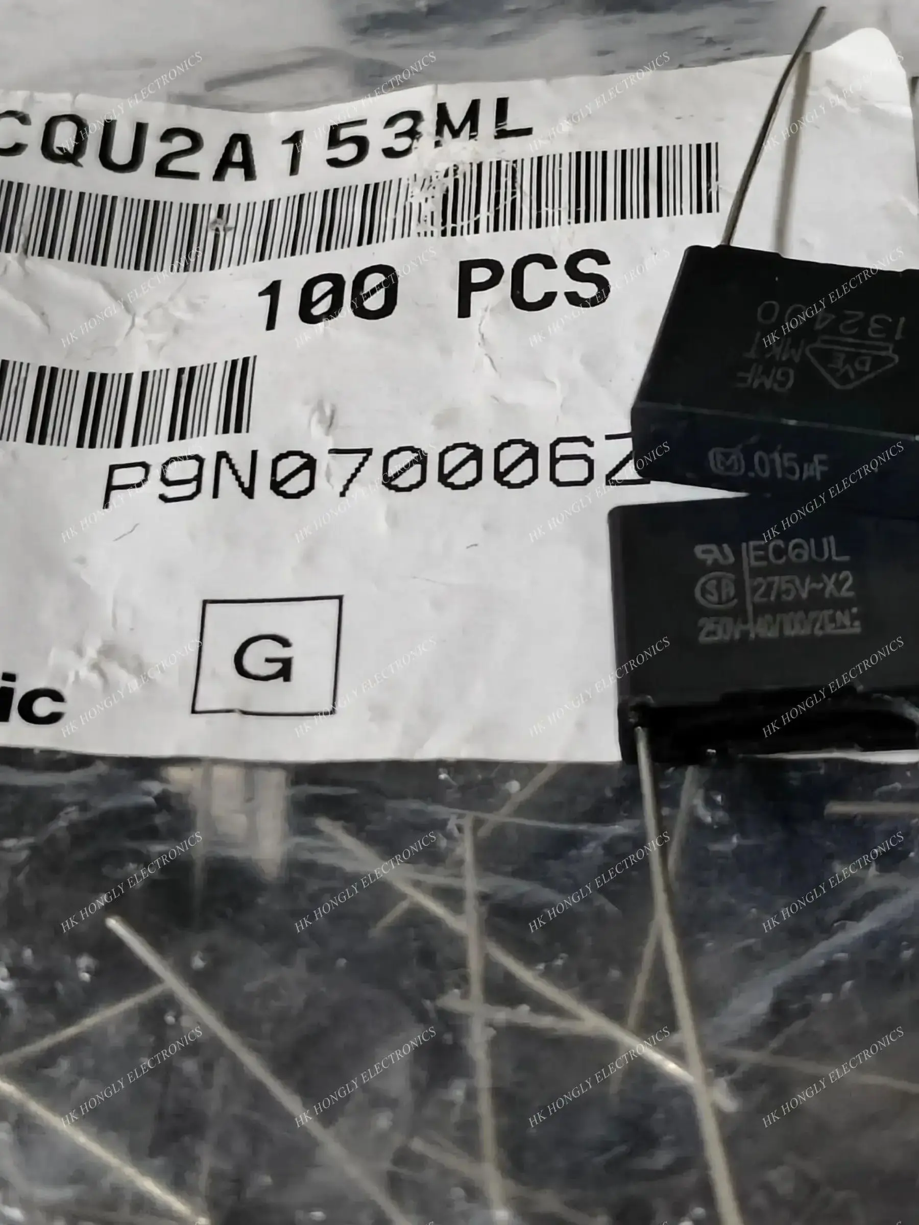 フィルムコンデンサ10個ecqul 275v y2/x2 250v 0.0047uf 0.01uf