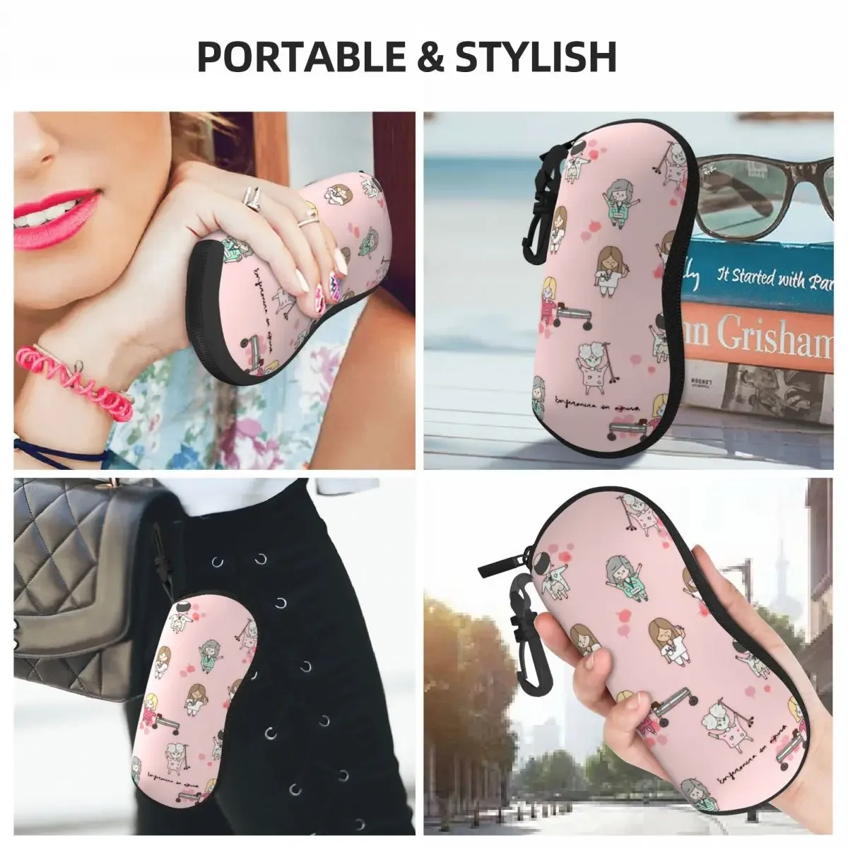 Enfermera En Apuros Doctor Nurse Glasses Case Unisex Student Sunglasses Box Ultra Glasses Box