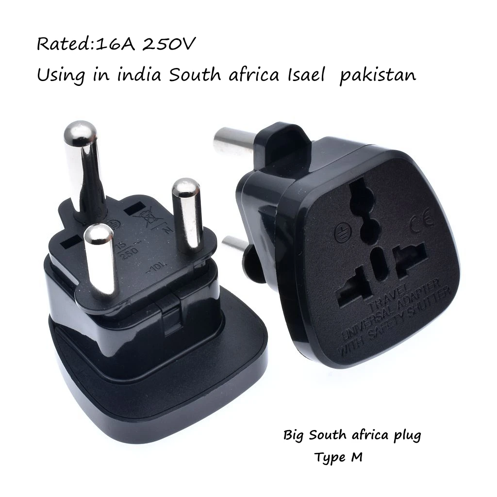 Universal Travel Adapter Plug Ports For International Europe China UK UAE Australia Kr Switzerland-Type A C G I