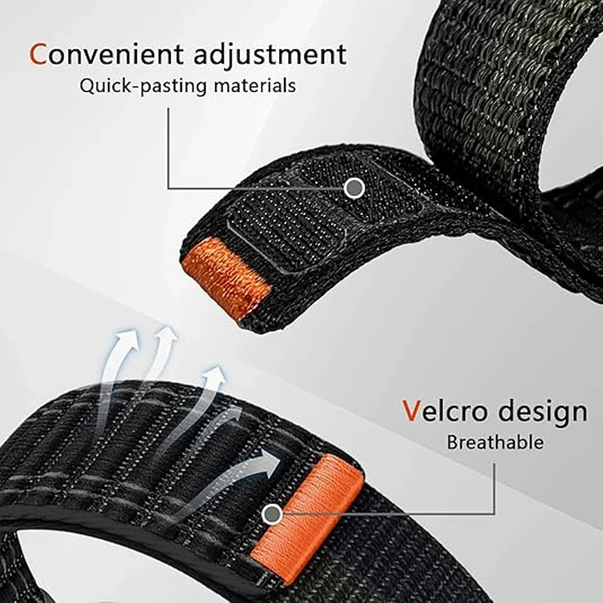 Durable Nylon Sports Watch Band Replacement Strap Bracelet