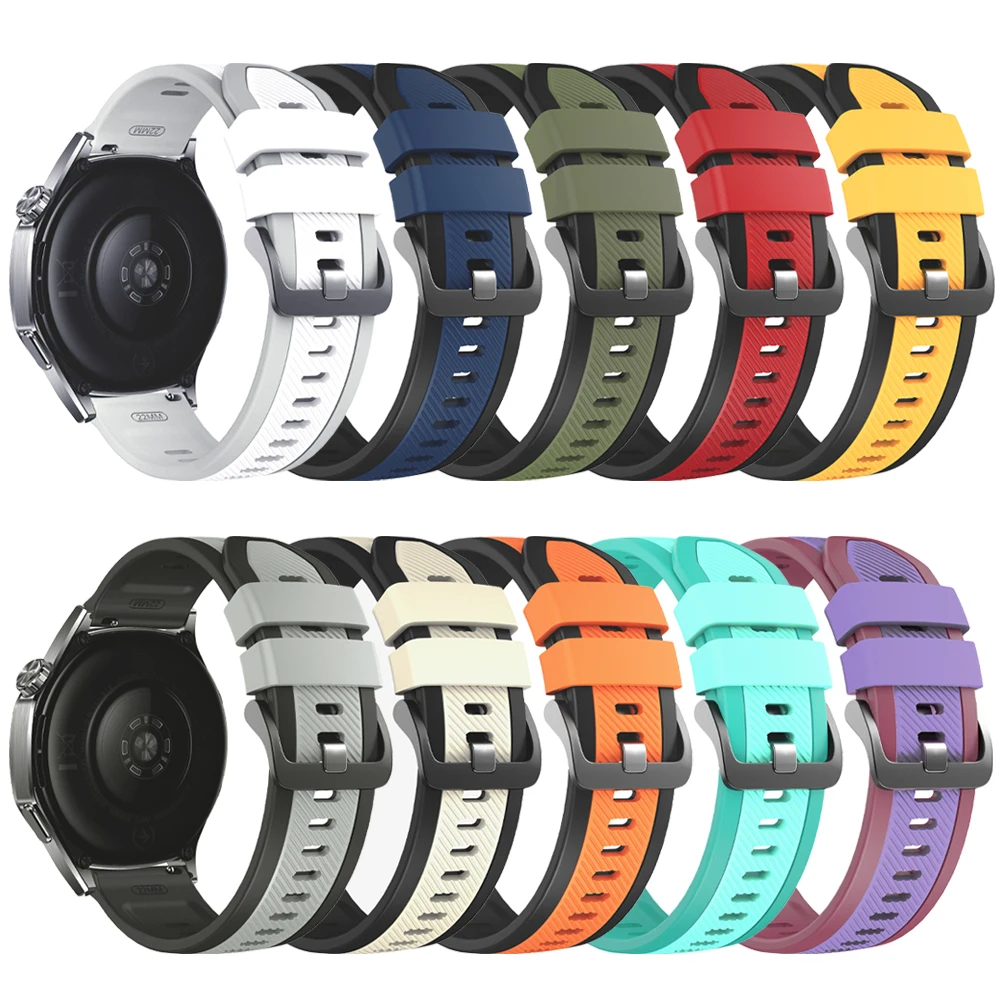 Sport Silicone 22mm Watch Strap Band - Versatile and Durable Replacement Wristband