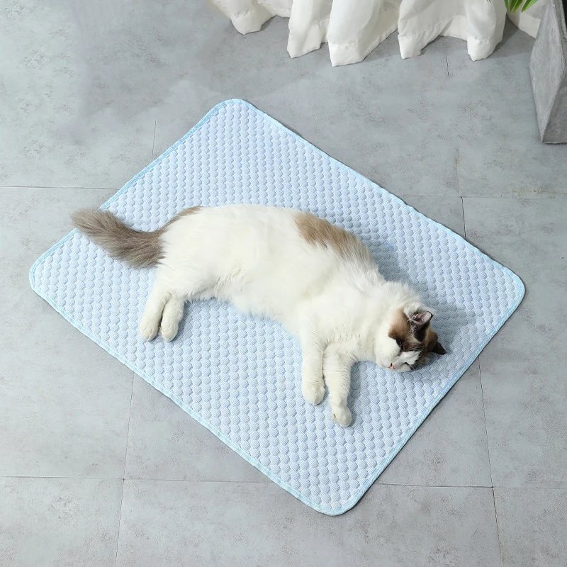 Cooling Mat For Cats And Dogs Breathable Summer Pet Bed Sofa_voghion.com