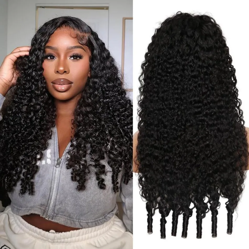 30 40 Inch Burmese Curly Wigs Human Hair 13X6 Hd Lace Frontal Wig For Women Water Wave Lace Front Wig 250 Density Brazilian Hair