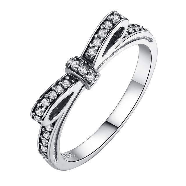 2021 Spring 100% Real Sterling Silver  Flower Lucky Rings Silver Daisy Flower Ring For Women Making Jewelry CMR095