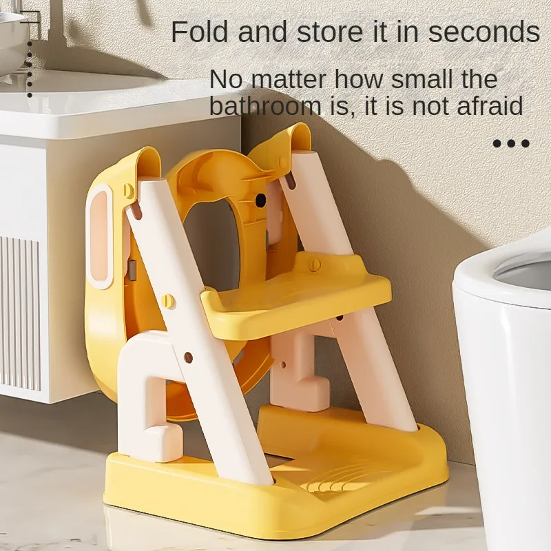 Assisted Toilet Ladder Children's Toilet Seat Ring Products Baby Ladder Folding Toilet To Get Rid of Diapers