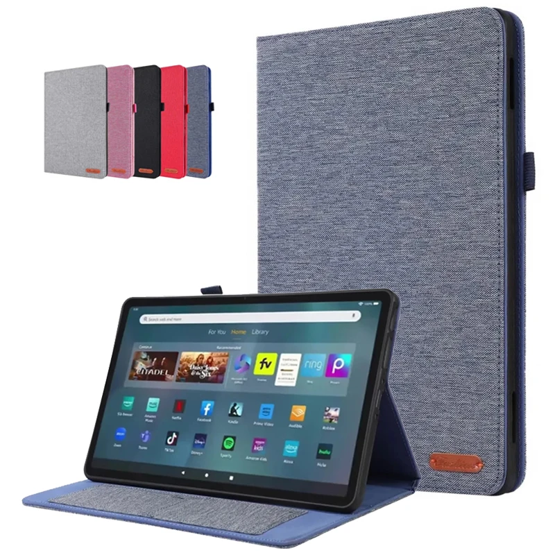 Funda Con Tapa Para Amazon Fire Max 11, Carcasa Suave Con Patrón De Vaquero De 11 Pulgadas, Soporte Para Tableta, 2023
