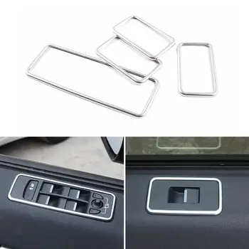 Per Land Rover Discovery Sport 2020-2023 Cornice Decorativa per Interruttore Alzacristalli Interno Auto, Finitura Argento