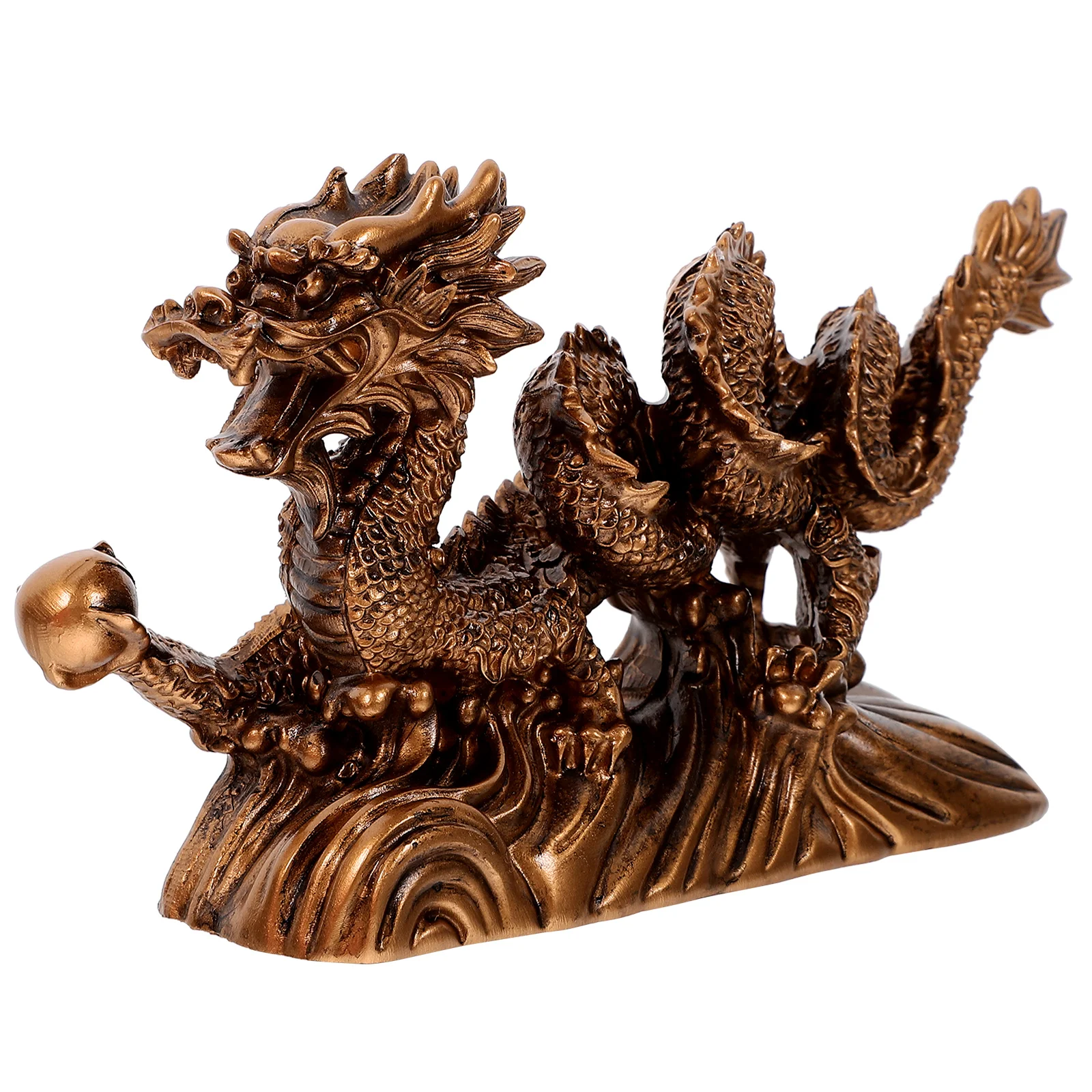 

Resin Dragon Statue Desktop Resin Dragon Figurine Chinese Dragon Statue Decoration